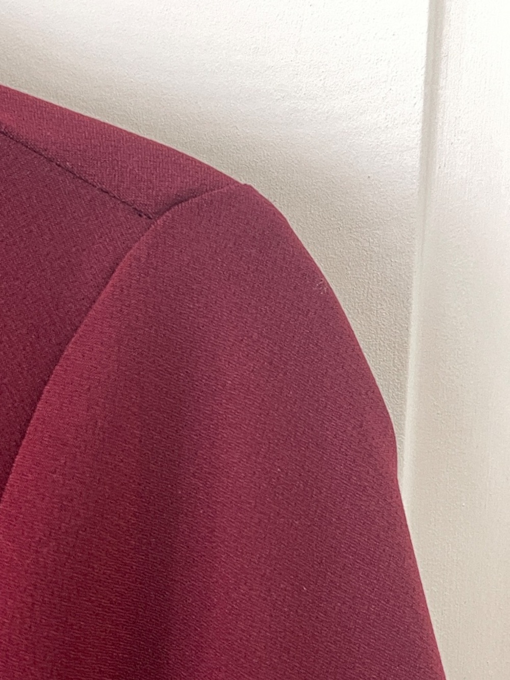 Laundry burgundy layered sleeve formal cocktail dress women 6 - Picture 4 of 10
